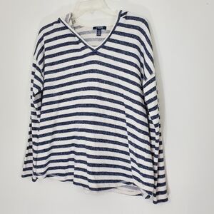 Chaps Vintage Striped Hoodie, size XL